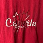 Canada Montreal T Shirt Vintage Y2K Red Large L Embroidered Tee Photo 3