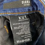Kut From The Kloth Diana Dark Wash Mid Rise Skinny Jeans Photo 5
