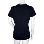 Nike Shirt Women Large Black Pink Slim Fit Tee Love Casual Basic Athleisure Photo 3