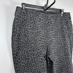 Chico's Chico’s Pants Size 2.5 Large 14 Pull On Hidden Elastic Animal Print Gray Skinny Photo 2