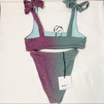 Beach Riot NWT Ombré Bikini Set Avalon Top Photo 12