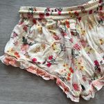 Z&L Europe made in India floral dainty loungewear sleep shorts with tassels Orange Size M Photo 4