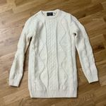 NWT rowing blazers white wool fisherman cable knit sweater dress Size XS Photo 4