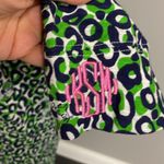 Lilly Pulitzer  X-Large leopard Dress Shirt Blue Green Size XL Beach Casual Photo 3