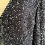 House Of Frazer All Over Sequin Blazer Jacket Size 12 Black Photo 3