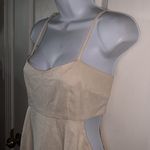 1. State Oatmeal Cut Out Tie Detail Sleeveless Scoop Neck Mini Dress Sz Med NWOT Photo 4