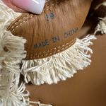 See By Chloe  Glyn Fringe Wedge Sandals in Cream Platform Photo 9