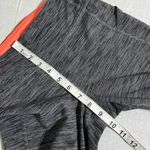 Lululemon Pace Rival Crops Leggings Womens 6 Gray Wee Stripe Orange Photo 6