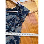 Polo Ralph Lauren Silk Floral Ruffle Midi Dress Black Beige 10 Romantic Boho Photo 7