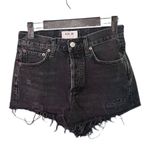 AGOLDE  Parker Denim Cut Off Shorts Photo 0