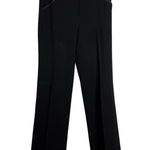 Saks 5th Avenue Saks Fifth Avenue Red Label Women’s Trousers Leather Detailing Black Size 0 Photo 0