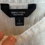 Vera Wang Simply Vera Sparkly Soft Sweater Crewneck Womens Small Photo 8