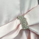 VTG 80s Karen Okada David Howard Pink Party Dress‎ Women 4 Coquette Bow Cocktail Photo 2