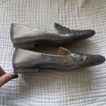 Naturalizer  Emiline Loafers Silver‎ NAEMILINE 4 metallic studded SIZE 10 leather Photo 8
