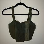Aeropostale  Green Plaid Crop Tank Top Photo 1