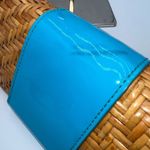 Tory Burch  Patent Leather and Wicker Snap Closure Clutch Bag **see photos and de Photo 11