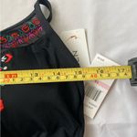 Jantzen NWT!  Embroidered Black Bikini Swim Top Photo 9