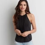 American Eagle ✨  Soft & Sexy Mesh Floral high neck halter Tank✨ Photo 4