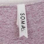 Soma Womens CozyLuxe Long Sleeve Sleepshirt Size XS Lace Trim Lounge Feminine Pink Photo 4