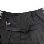 Hot Topic Goth Girl  3X Black Pleated Lace Up Mini Skirt Photo 5