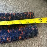 Peruzzi Navy Blue & Orange Sweater Cardigan Blazer, Made in Italy | Size 36 (0) Photo 10