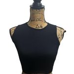 Popular 21 Black‎ Crop Top Ribbed Sleeveless Tank Top Casual Basic Essential S/M Photo 0