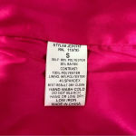 The Moon NWT  Mustard Yellow Blazer w green ruffle trim pearl buttons sz Small Photo 5