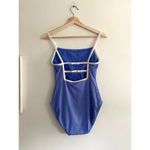 Kate Spade  Adventure Blue One Piece Bows Swimsuit Size Medium Photo 3
