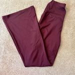 SheIn Burgundy Flared Leggings Photo 2