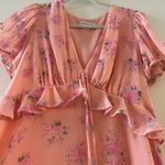Love Shack Fancy Pink Floral Dress Photo 2