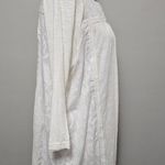 Lucky Brand  Cream & White Jacquard Knit Henley Size 1X Photo 1