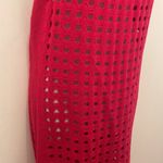 Active USA 2/$30 crochet granny knit pink backless cut out halter style L Photo 4