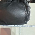 ZARA Black Weekender Tote Bag Faux Leather Unisex Hidden Zipper Photo 10