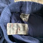 Gymshark Navy Blue/White Elastic Stretch Waist Leggings Photo 5