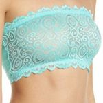 Free People Reversible Seamless Lace Bandeau Strapless Bra Seafoam Women’s XS /S Photo 0