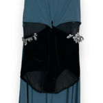 Weissman Dance Costume Adult Medium Velvet‎ Bottom Sleeveless Open Front Skirt Blue Photo 0