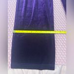 Bechamel pant women. Purple Velvet Ankle Pants.Size M. Size M Photo 5