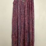 Aura Purple Bohemian sleeveless Maxi Dress Free Size Photo 0