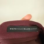 White House | Black Market Skinny Boot Pant in Burgundy Size 10P Photo 4