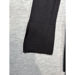 Free People Womens V-Neck Black Long Sleeve Sweater Tunic Dress M Photo 3