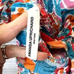 Amanda Uprichard Adelene Pocket Nap Dress Bright Floral Midi Miami NWT Small Photo 5