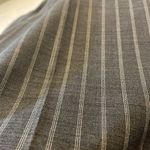 Club Monaco - Wool Blend Flare Grey Stripe Pattern Dress Pants Slacks- Size 6 Photo 8