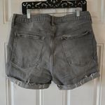 Old Navy  O.G. Short Women Size 14 High Rise Distressed Cuffed Cut Off Gray Denim Photo 1