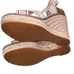 Tory Burch  Pink Blush Frieda Espadrille Wedge Sandals Shoes size 7 Photo 12