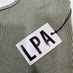 LPA  Karter Knit Midi Dress in Sage Large Photo 7