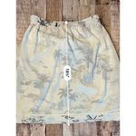 Current Air  Beachy White Tie Front Skirt Coverup Island Tropical Hawaiian‎ SMALL Photo 5