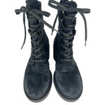 Gianvito Rossi Foster 45mm Suede Lace Up Boots in Blue/Gray Photo 9