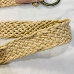 New Size 16 Braided Belt with Leather and Gold Hardware Photo 1