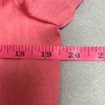 Paige Pink Satin Blouse Tie Neck Short Sleeves Small NWT Secretary Slinky Work Photo 9