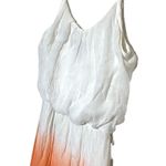 Iz Byer Orange Ombre Maxi Dress Womens S Y2K Boho Festival Fairy Whimsy Feminine Photo 4